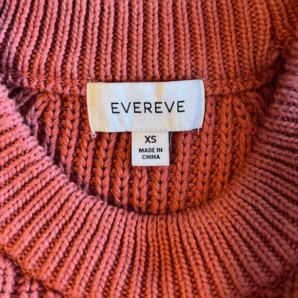 Evereve Chunky Fisherman Crewneck Sweater | Size XS - Picture 5 of 7